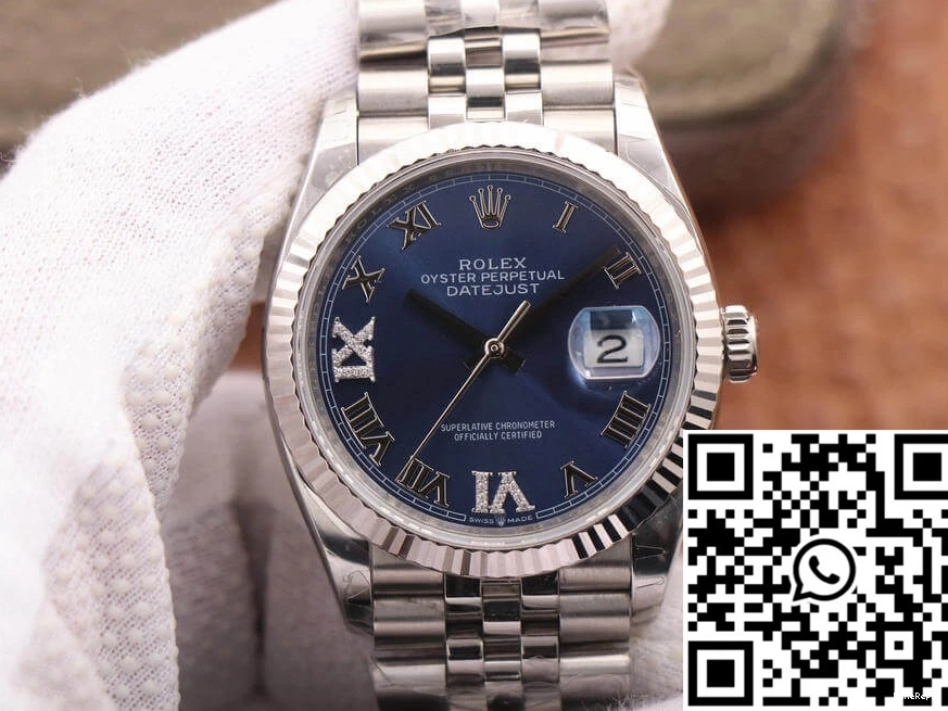 Rolex EW 126234 Datejust Factory Dial Blue 1210